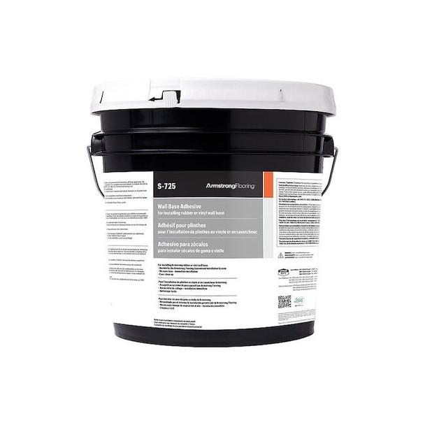 Armstrong Construction Adhesive, Wall Base Adhesive Series, 1 gal, Pail 00730408