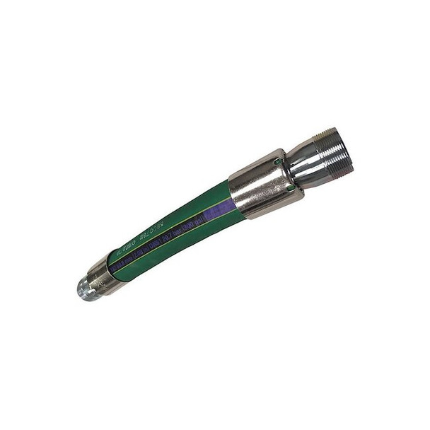 Boston Chemical Hose Assembly,3/4" ID x 5 ft. H052312-GRN-5-SS-MPT
