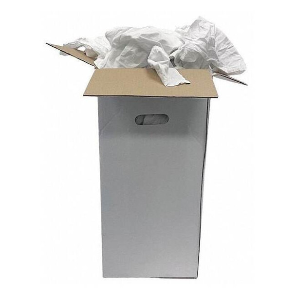 Recycled Cotton Sheeting Cloth Rag 50 lb. Varies Sizes, Assorted