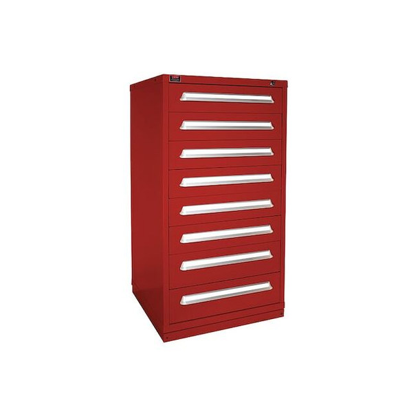 Lyon ModDrwrCab,59.25"x30"x28",Red,8Drwr HHM6830301014IL