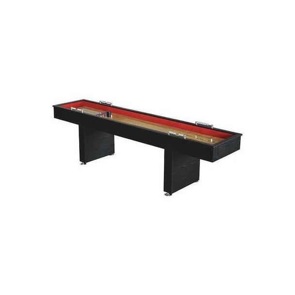 Hathaway Avenger 9-Ft Shuffleboard w/ Padded Gutters, 8 Pucks & Wax BG1203