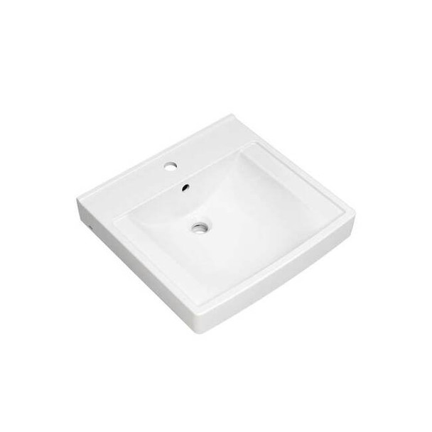 American Standard Bathroom Sink,21"x20.25"x7.375",White 9134001EC.020