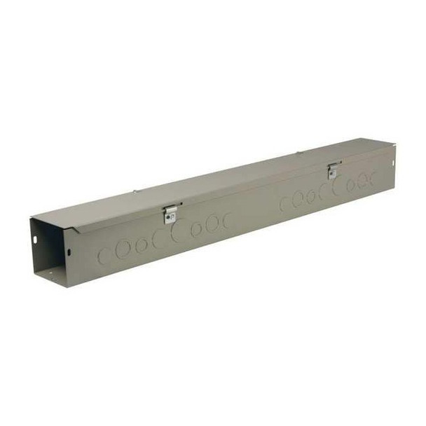 Wiegmann Straight Section Wireway, 1 Rating, Steel, Powder Coated HS446