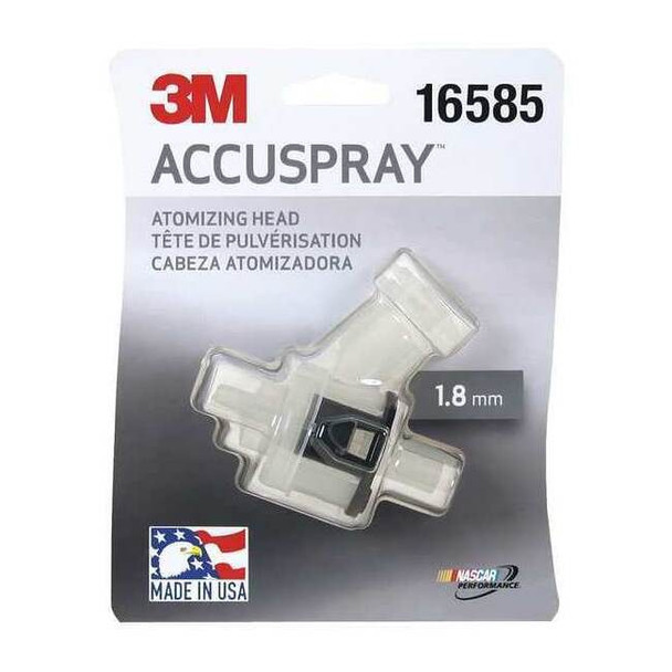 3m Accuspray Head Refill,Atomizing,1.8mm,Clear 16585