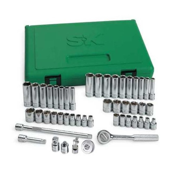 Sk Professional Tools 1/4" Drive SAE, Metric, 48 pcs 91848