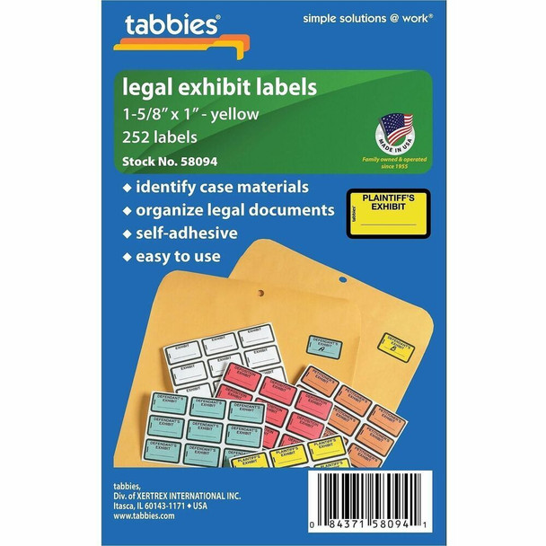 Tabbies  File Folder Label 58094