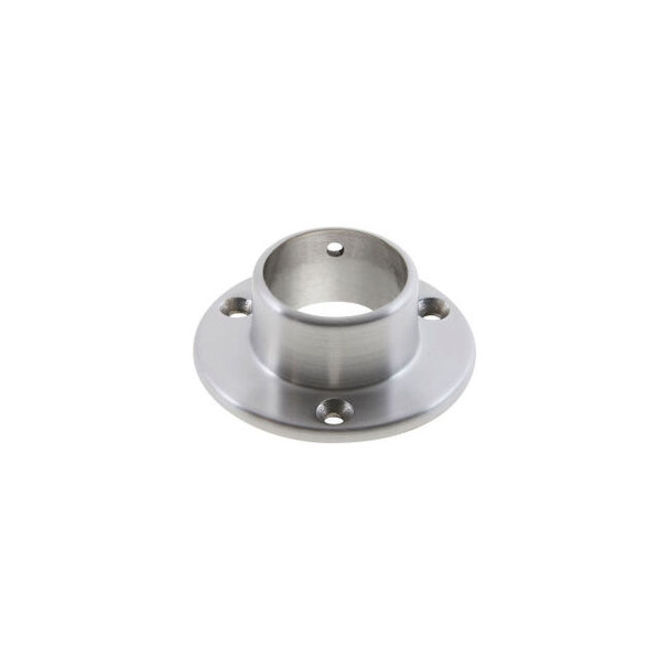 Lavi Industries Flange Wall for 1.5"" Tubing Satin Stainless Steel
