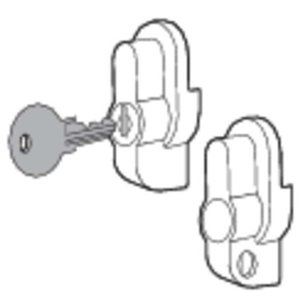 Nvent Hoffman Keylock Kit,Handle,Conductive Steel UUHKL