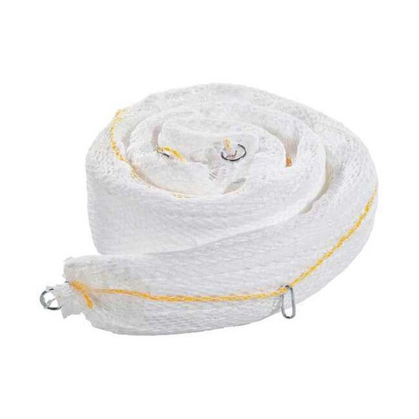 Pig Sorbent Boom, 24 gal, 5 in x 10 ft, Oil, White, 4 PK BOM203