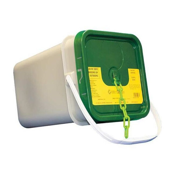 Manufacturer Varies Plastic Chain, Safety Green, 300 ft Length, Gloss 30014-P