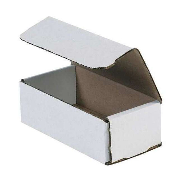 6 in x 3 in x 2 in Inside H, Literature Mailer, White, Corrugate, Single Wall