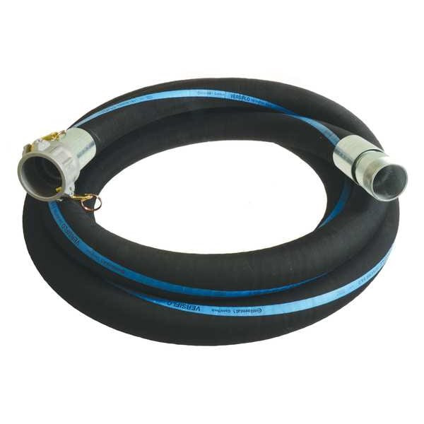 Continental Water Hose,1-1/2" ID x 50 ft.,Black RSG150-50CN-G