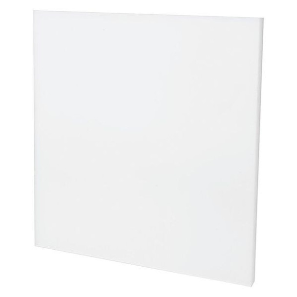 White Polypropylene Sheet Stock 48" L x 12" W x 0.750" Thick