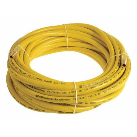 1/2" x 75 ft PVC Coupled Multipurpose Air Hose 300 psi YL