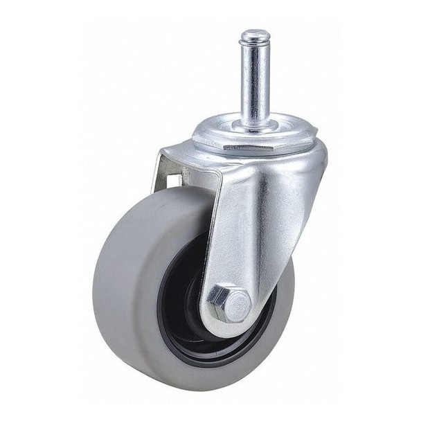 Manufacturer Varies Swivel Stem Caster,TPR,3 in.,210 lb. 32J856