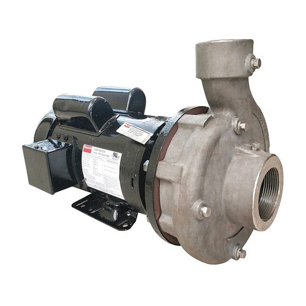 Dayton Centrifugal Pump,3 HP,1 Ph,230VAC 55JJ66