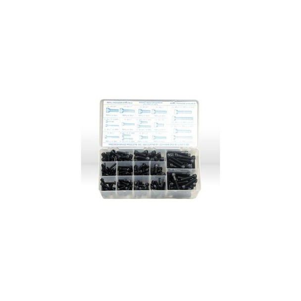 12970 Precision Socket Head Cap Screws,190 Pc,Assortment,Standard