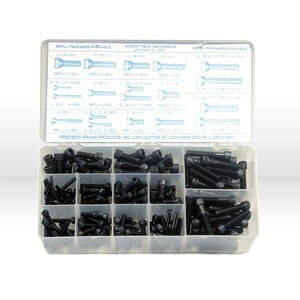12970 Precision Socket Head Cap Screws,190 Pc,Assortment,Standard