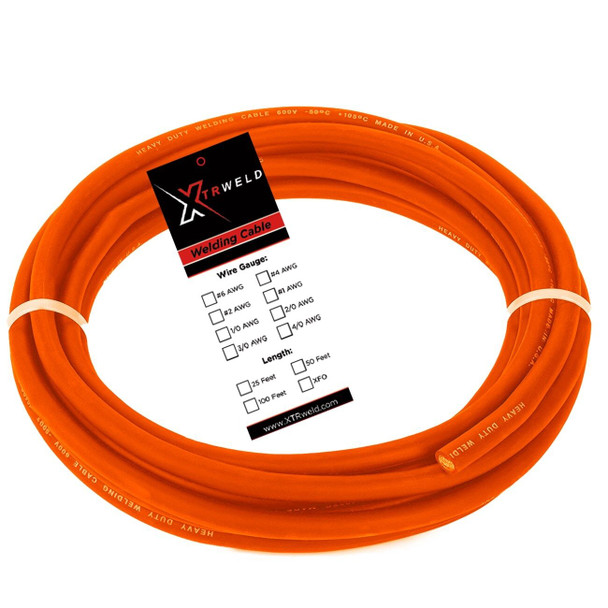WCSN2XFO-25CL XTRweld Select Welding Cable, XFO, 600V, #2 AWG, 25' Cut Length