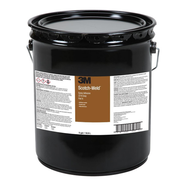 21200-20365 3M-Weld Epoxy Adhesive 2216 Gray Part A,5 Gallon