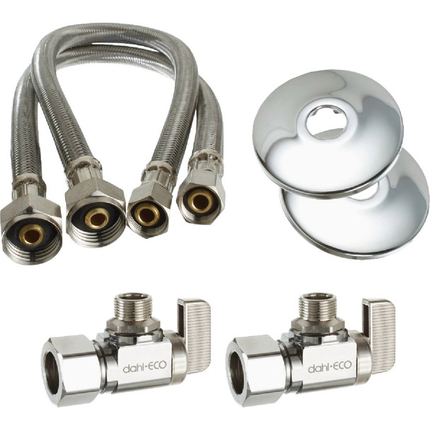 dahl Faucet/Lavatory Supply Kit with 2 Angle Valves E33-2278