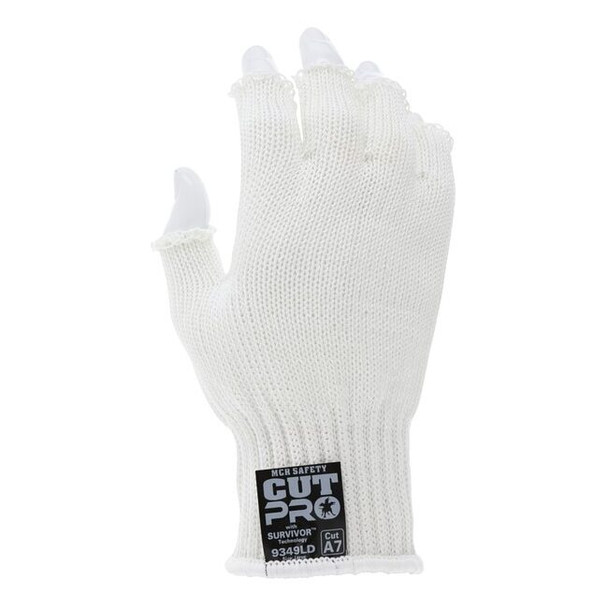 9349SD MCR Safety Cut Resistant Gloves, Spectra, Small, White, 7 ga THK