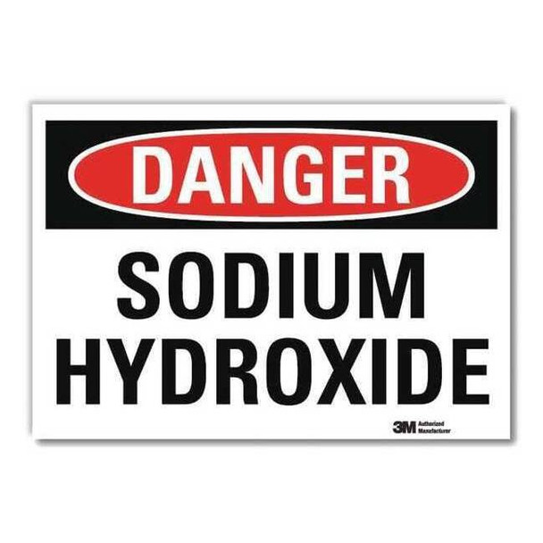 Danger Sign, 10 in H, 14 in W,Horizontal Rectangle, English, U3-1984-RD_14X10