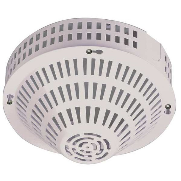Smoke Detector Guard, Steel, Surface Mount, 9 1/4 in W x 10 in H x 5 in D, White