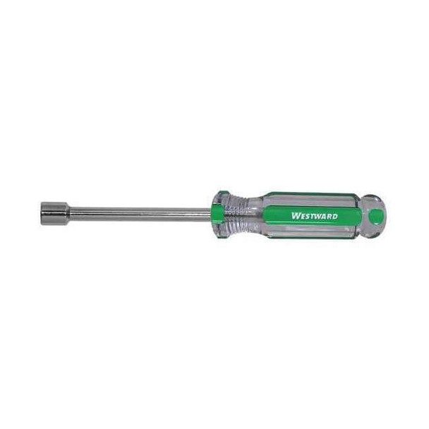 Westward Nut Driver,SAE,Solid Round,11/32" 401L22