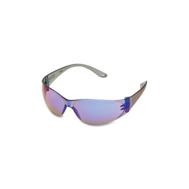 Arctic Protective Eyewear, Blue Mirror Lens, Polycarbonate, Anti-Fog, Anti-Scratch, Gray Frame