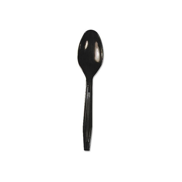 Manufacturer Varies Disposable Spoon,Black,Heavy,PK1000 V01844