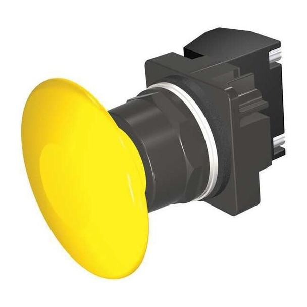 Siemens Push Button Operator, 30 mm, 1NO, Yellow 52BM9V4K