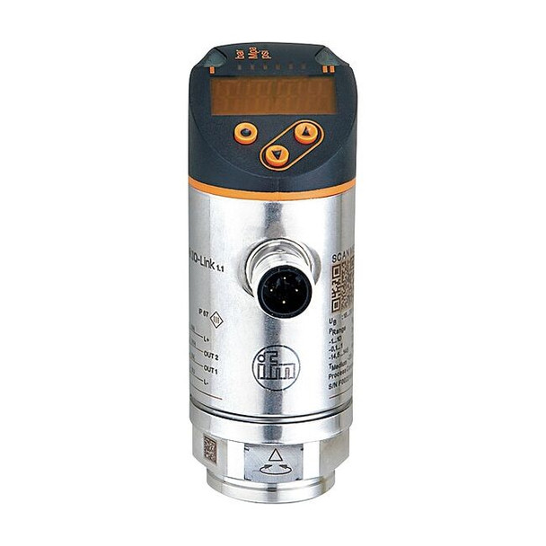 Ifm Pressure Sensor,Range -14.5 to 14.5 psi PN7299