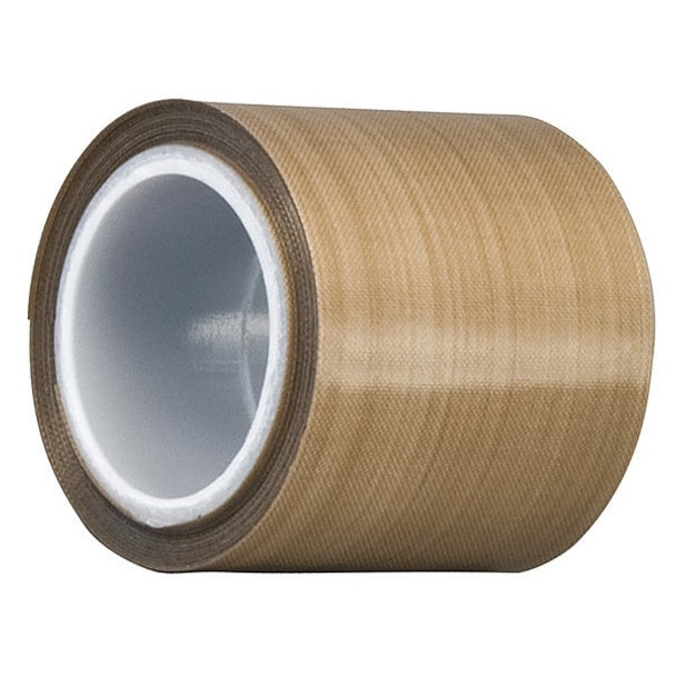 3m PTFE Glass Cloth Tape,6 in x 5 yd,5.3mil 5153