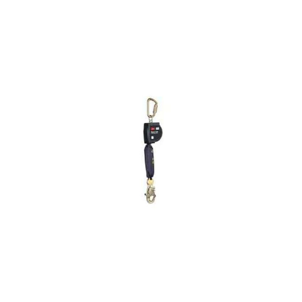 Nano-Lok Self Retracting Lifeline, 9.0 ft Length, Carabiner, Aluminum, 1 Leg(s)