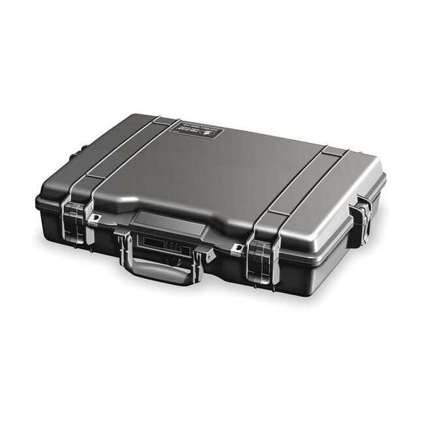 Pelican Black Protective Case, 21.6"L x 17-1/4"W x 4.87"D 1495CC#1