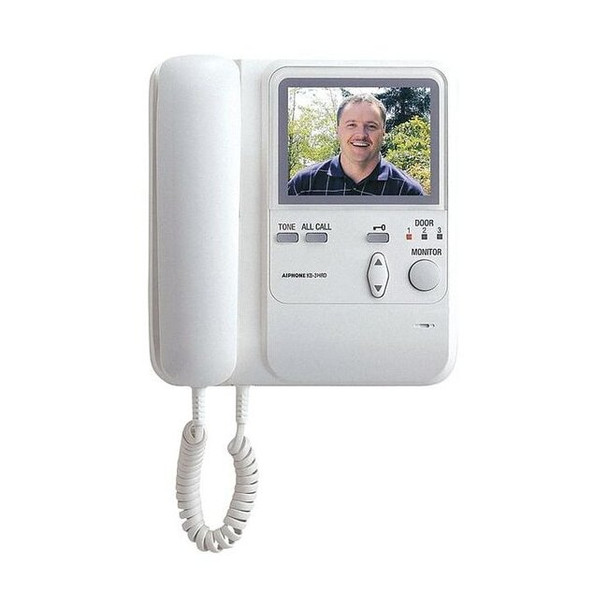 Aiphone Video Sub Master Station,24VDC,4-5/16 KB-3HRD