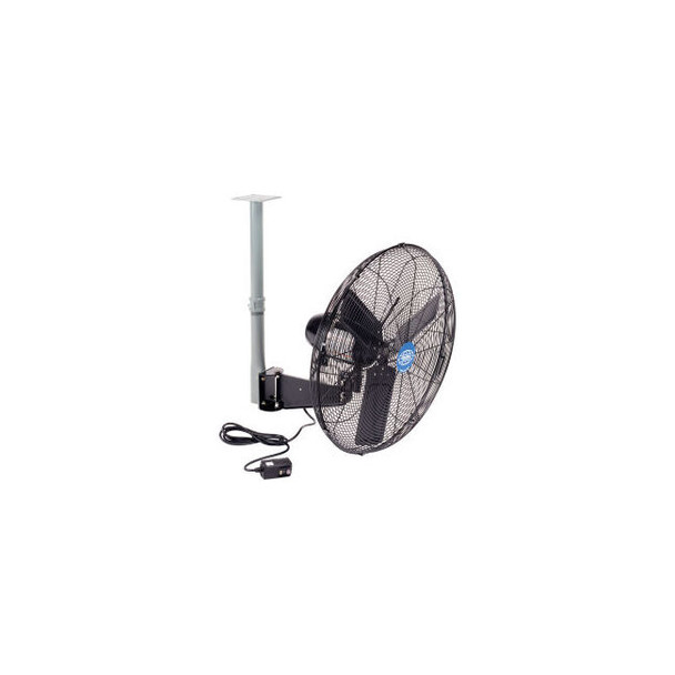 Global Industrial 24"" Outdoor Rated Industrial Ceiling Mount Fan 2 Speed 7700 C