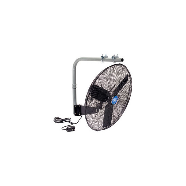 Global Industrial 30"" Outdoor Rated Industrial I Beam Fan 2 Speed 8400 CFM 3/10