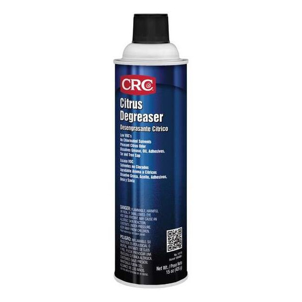 Crc Cleaner/Degreaser, Heavy Duty, Solvent Based, 15 oz, Aerosol Spray Can 14170