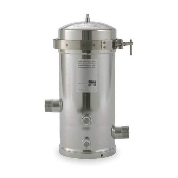 3m Aqua-Pure Filter Housing,Stainless Steel,32 GPM 4808713