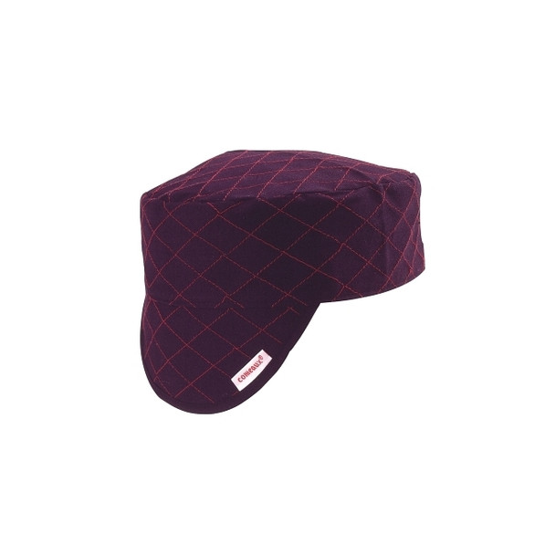 Style 3000 Black Quilted Shop Cap, Size 7-5/8