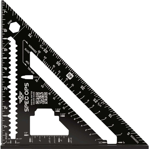 Spec Ops 7-1/2 In. Rafter Square SPEC-SQ-RAF7