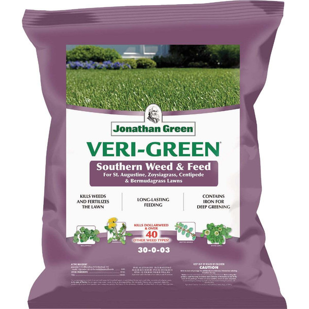 Jonathan Green Veri-Green Southern Weed & Feed 5000 Sq. Ft. Weed Killer 16009