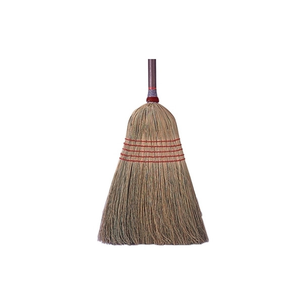 Light Industrial Broom, 15 in Trim L, Corn Fill Pack of 12