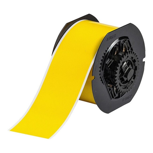 Brady ContinuousLabelStock,Yellow,Gloss,2inW B33C-2000-8591-YL