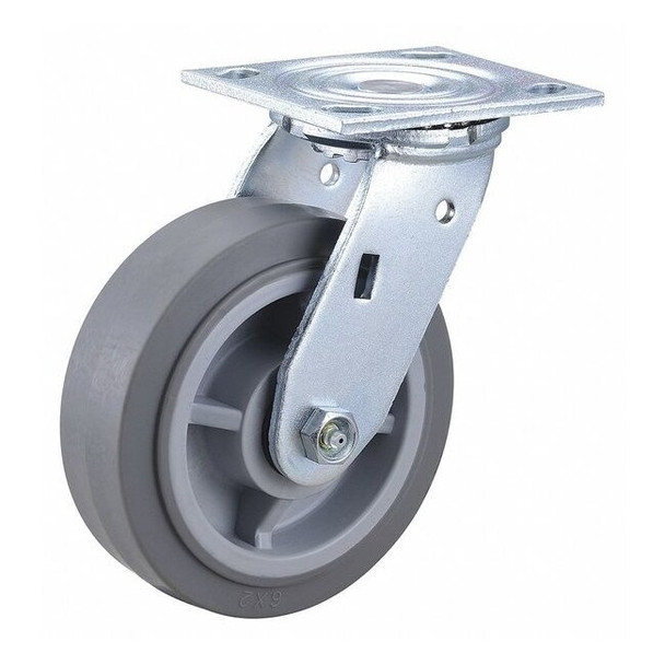 Manufacturer Varies Plate Caster,6" Wheel Dia.,75 Shore A 435X90
