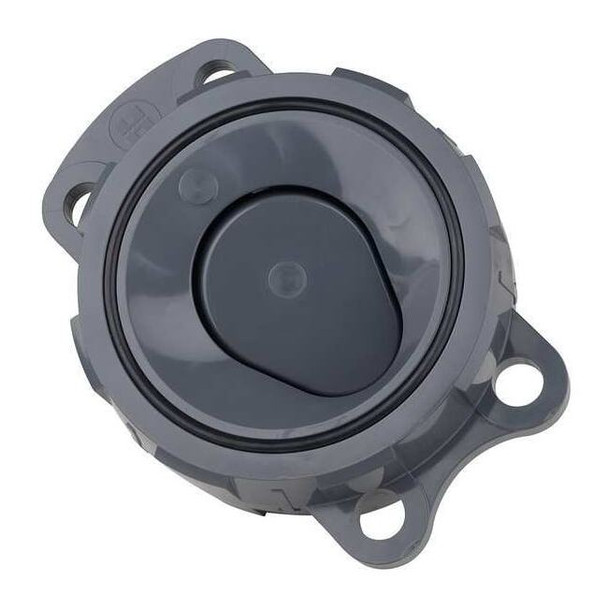 Hayward Flow Control Check Valve, Wafer, 4", PVC/EPDM, with SS Spring WCV1400ES