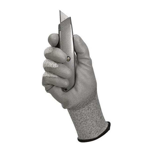 Cut-Resistant Gloves, Cut Level A3 ,Dipped ,Polyurethane ,Smooth ,L 1 PR
