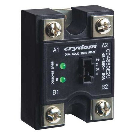 Crydom Dual Solid State Relay, 2 Phase, Screw Clamp, Panel, SCR CD4850W2U